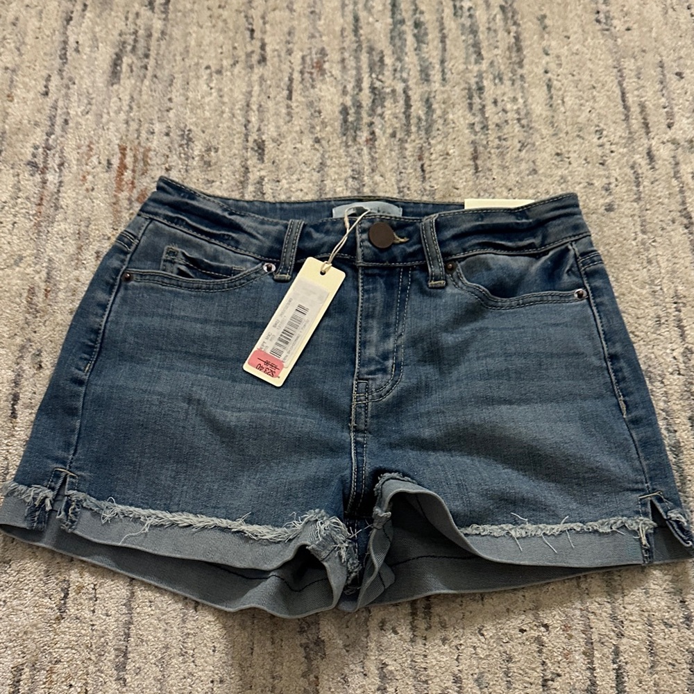 Copper Key Dark Blue Jean Shorts